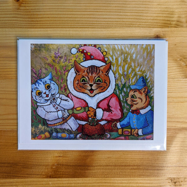 Louis Wain Christmas Card - Individual